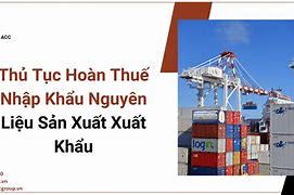 Hoàn Thuế Xuất Khẩu Trong Trường Hợp Nào Dưới Đây Được Miễn Thuế