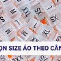 Size Quần Áo Nhật Theo Cân Nặng